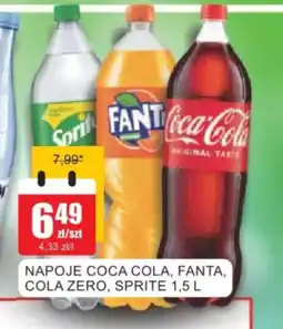 Bingo NAPOJE COCA COLA, FANTA, COLA ZERO, SPRITE oferta