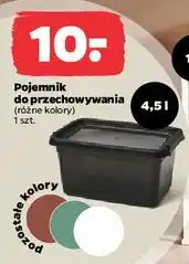 Pojemnik plastikowy z pokrywą 4.5l