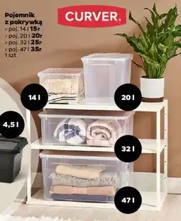 Netto Pojemnik z pokrywą 47 l Curver oferta