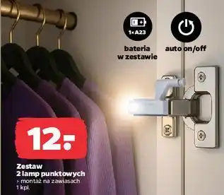 Lampy punktowe na zawiasy