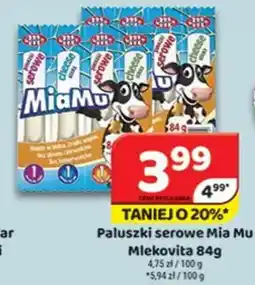 Delfin Paluszki serowe Mia Mu Mlekovita oferta