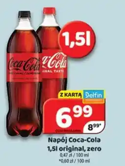 Delfin Napój Coca-Cola original, zero oferta