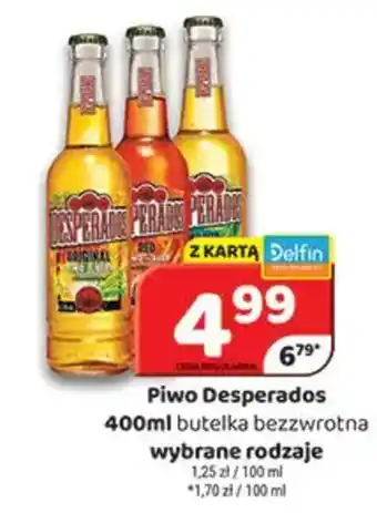 Delfin Piwo Desperados oferta