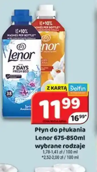 Delfin Płyn do płukania Lenor oferta