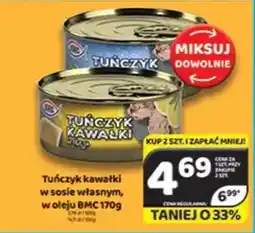 Delfin Tuńczyk kawałki w sosie własnym, w oleju BMC oferta