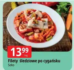 E.Leclerc Filety śledziowe po cygańsku Seko oferta