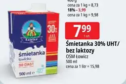 E.Leclerc Śmietanka uht 30 % bez laktozy Łowicz 1906 Łowicka oferta