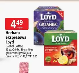 E.Leclerc Herbata rozgrzewająca cytryna z imbirem Loyd Tea The Magic Experience oferta