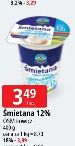 E.Leclerc Śmietana 18% Łowicz 1906 Łowicka oferta