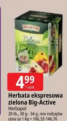 E.Leclerc Herbata z pigwą i granatem Big-Active Zielona oferta