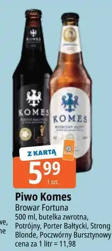 E.Leclerc Piwo Komes Poczwórny Bursztynowy oferta