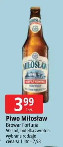 E.Leclerc Piwo Miłosław Niefiltrowane oferta