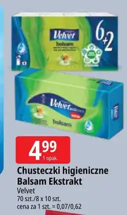 E.Leclerc Chusteczki higieniczne Velvet Balsam oferta