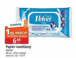 E.Leclerc Papier toaletowy nawilżany pure Velvet oferta