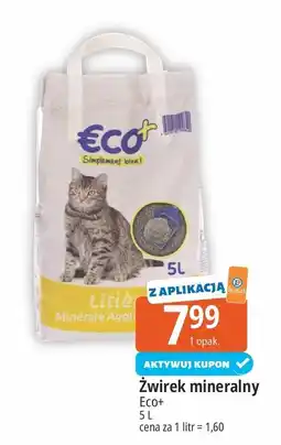 E.Leclerc Żwirek dla kota Eco+ oferta