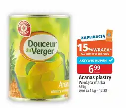 E.Leclerc Ananasy plastry w syropie Wiodąca Marka Douceur Du Verger oferta