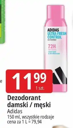 E.Leclerc Dezodorant invisible shield Adidas oferta