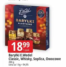 E.Leclerc Bombonierka owoce świata E. Wedel Baryłki oferta
