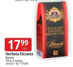 E.Leclerc Herbata english breakfast Basilur oferta