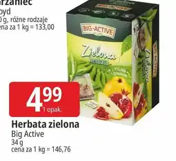 E.Leclerc Herbata z pigwą i granatem Big-Active Zielona oferta