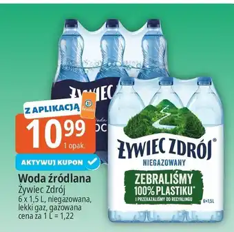Woda delikatnie musująca Żywiec Zdrój