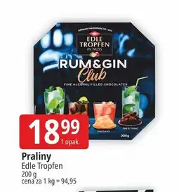 E.Leclerc Praliny rum & gin Edle Tropfen oferta