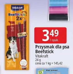 E.Leclerc Kabanos dla psa bio lamb Vitakraft Beef Stick oferta