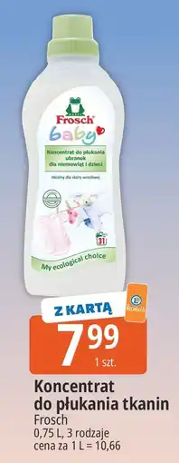 E.Leclerc Koncentrat do płukania ubranek niemowlęcych i dziecięcych Frosch Baby oferta