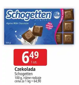 E.Leclerc Czekolada alpine milk Schogetten oferta