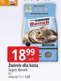 E.Leclerc Żwirek dla kota zapachowy naturalny Benek oferta