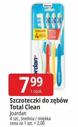 E.Leclerc Szczoteczka do zębów medium Jordan Total Clean oferta