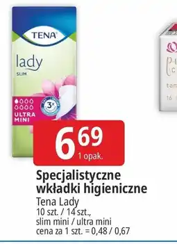 E.Leclerc Wkładki mini Tena Lady Slim oferta