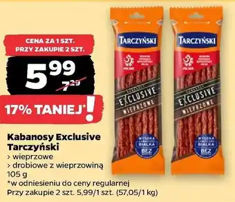 Netto Kabanosy wieprzowe Tarczyński Exclusive oferta