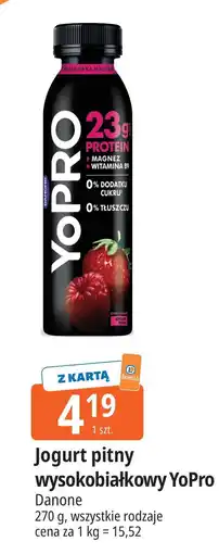 E.Leclerc Jogurt truskawka-malina Danone Yopro oferta