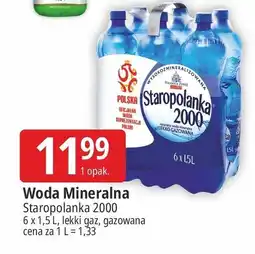 E.Leclerc Woda gazowana Staropolanka 2000 oferta