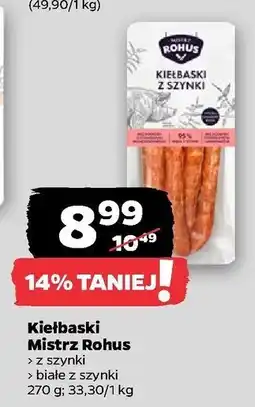 Netto Kiełbaski białe z szynki Mistrz Rohus oferta