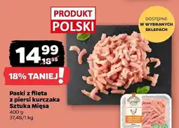 Netto Paski z fileta piersi kurczaka Sztuka Mięsa Netto oferta