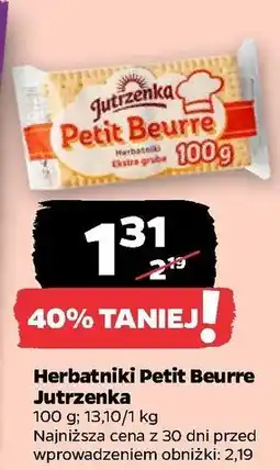 Netto Herbatniki Jutrzenka Petit Beurre oferta