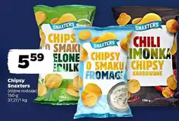 Netto Chipsy zielona cebulka Snaxters oferta
