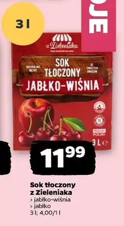 Netto Sok jabłkowy Z Zieleniaka Netto oferta
