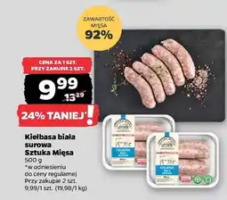 Netto Kiełbasa biała surowa Sztuka Mięsa Netto oferta