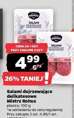 Netto Salami dojrzewające Mistrz Rohus oferta