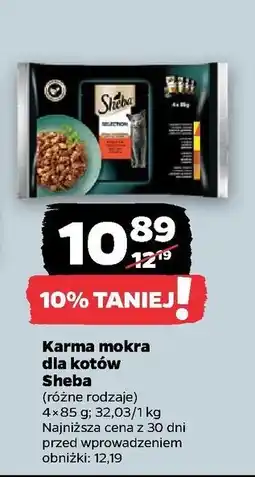Netto Karma dla kota z wołowiną w sosie Sheba Selection oferta