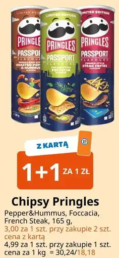 E.Leclerc Chipsy passport steak frites Pringles oferta