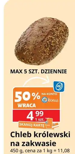 E.Leclerc Chleb królewski na zakwasie oferta