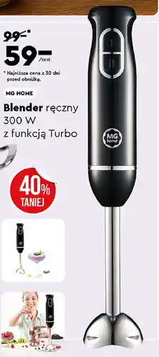 Biedronka MG HOME Blender ręczny 300 W oferta