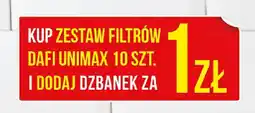 Biedronka Kup zestaw filtrów dafi unimax 10 szt. oferta