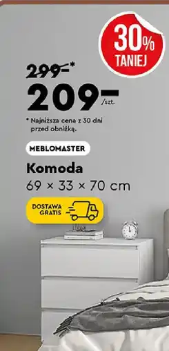 Biedronka MEBLOMASTER Komoda oferta