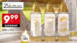 Biedronka ZNICZPLAST Znicz szklany oferta