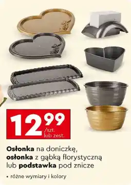 Biedronka Osłonka na doniczkę, osłonka z gąbką florystyczną lub podstawka pod znicze oferta